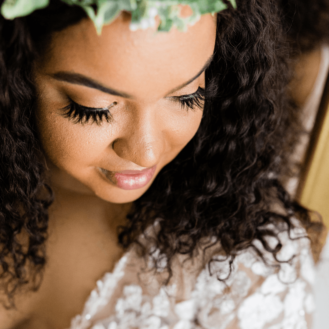 Bridal portrait styling